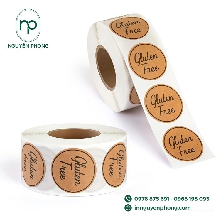 Mẫu decal cuộn đơn giản